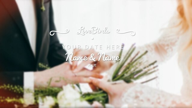 Elegant Wedding Celebration Slideshow