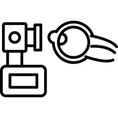 Slit Lamp Exam Icon