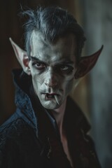 Obraz premium Portrait on vampire from mythology