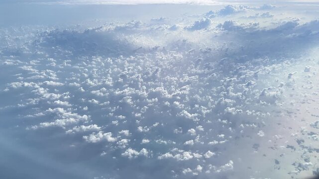 Breathtaking Aerial Perspective of the Sky from a Plane