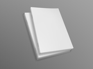 A4 Or A5 Clear Brochures With Shadow
