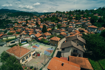 General view of Sarajevo city, Bosnia and Herzegovina.
