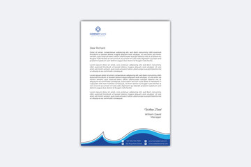 Creative letterhead design template