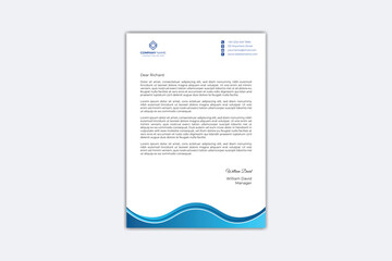 Creative letterhead design template