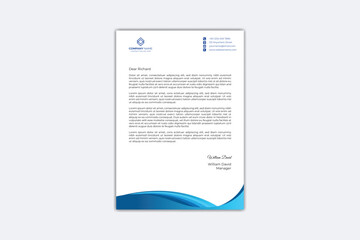 Creative letterhead design template