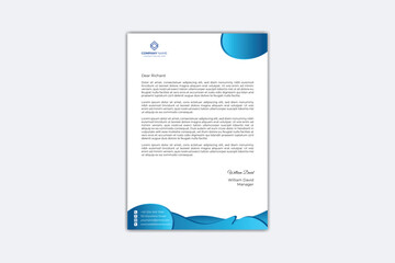 Creative letterhead design template