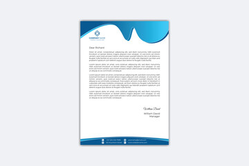 Creative letterhead design template