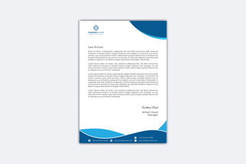 Creative letterhead design template