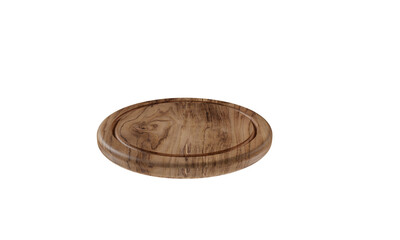 Rustic Wooden Round Base, Round Wooden Tray for Composing Food and Drinks