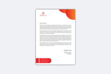 Professional creative letterhead design template
