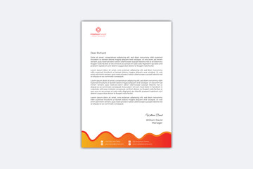 Professional creative letterhead design template