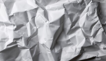 Obraz premium The texture of white paper is crumpled. Background for various purposes.