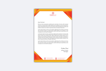 Professional creative letterhead design template