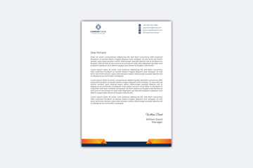 Professional creative letterhead design template