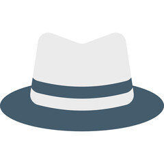 Cowboy vector icon in flat style 