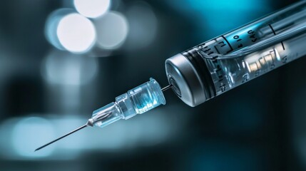 Close-Up View of Vaccine Development in Progress