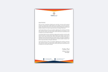 Professional creative letterhead design template