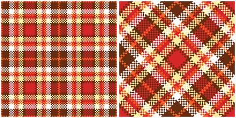 Tartan Plaid Pattern Seamless. Scottish Plaid, Seamless Tartan Illustration Vector Set for Scarf, Blanket, Other Modern Spring Summer Autumn Winter Holiday Fabric Print.