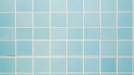 Blue square ceramic tiles texture for background