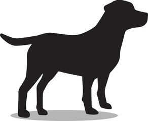 Labrador Silhouette, Labrador Vector Silhouette, Labrador cartoon Silhouette, Labrador illustration, Labrador icon Silhouette, Labrador Silhouette illustration