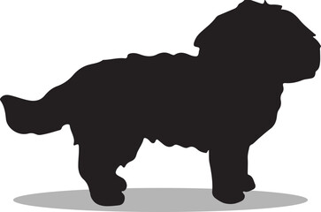 Maltipoos Silhouette, Maltipoos Vector Silhouette, Maltipoos cartoon Silhouette, Maltipoos illustration, Maltipoos icon Silhouette, Maltipoos Silhouette illustration