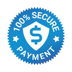 100% Secure Payment | icon | vector