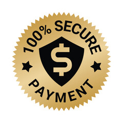 100% Secure Payment | icon | vector