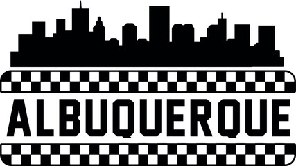 Albuquerque Skyline Vector