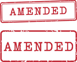 Amended Stamp Vector Set