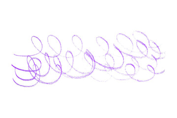 Purple pencil lines on transparent background.