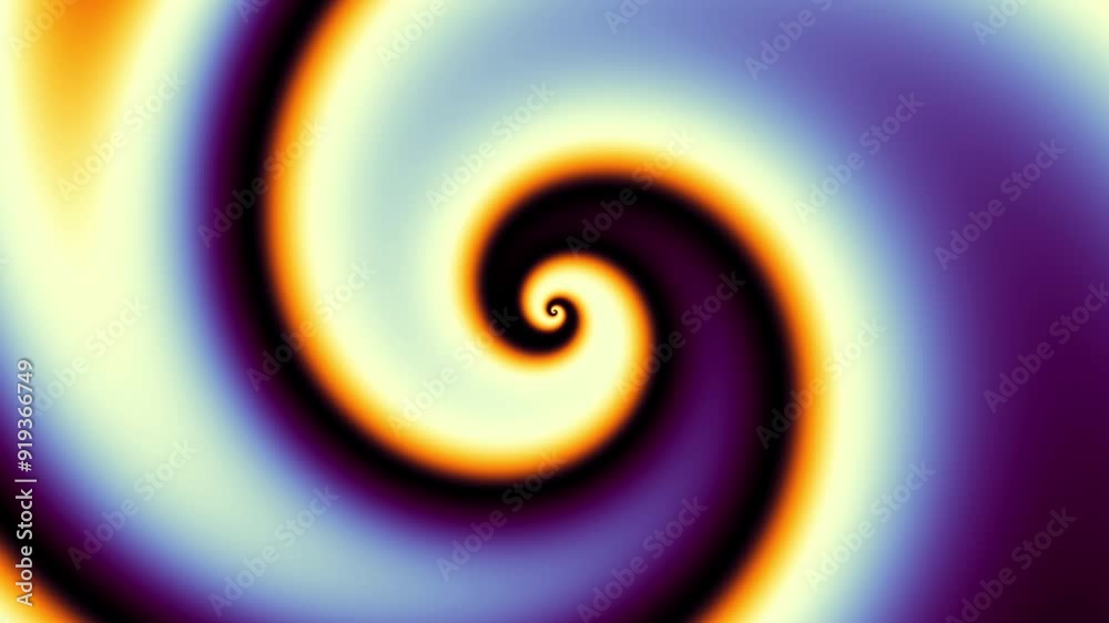 Aufkleber Endless abstract spiral. Seamless looping footage 4k. Abstract loop background
