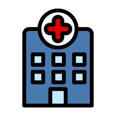 Obraz premium Hospital Icon