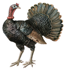 PNG Detailed turkey bird illustration