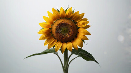 Obraz premium Sunflower isolated on white background