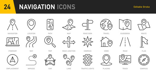 Digital Business web icons in line style. Marketing, data management, social network, business technology, information technology, collection. Vector illustration.