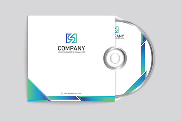 Corporate official paper document CD Cover design