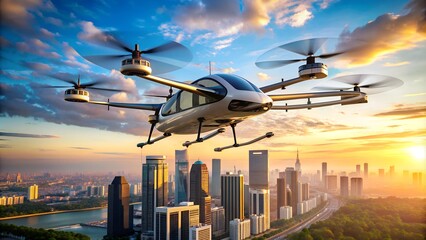 Develop a battery technology for drone air taxis with extended flight range in clear skies