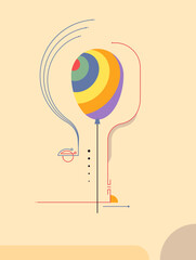 Balloon Poster Art M_2408001