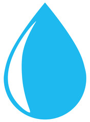 Drop Icon or Water Symbol