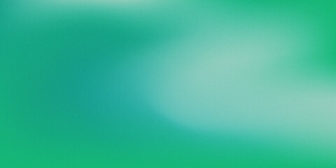 Noise green gradient background. Rendy Gradient grainy texture. gradient backdrop with place for text. Vector illustration for your graphic design, banner, poster