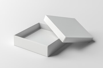 Paper Box Mockup A4 on isolated background created with Generative AI