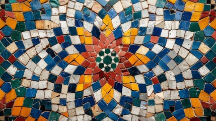 Colorful Mosaic Tile Pattern