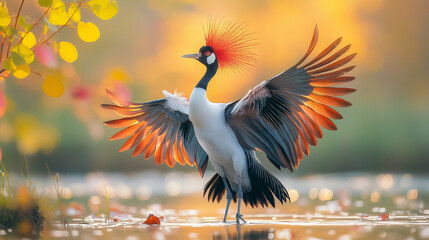 The most beautiful Crowned Crane in the world