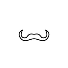 Mustache icons. Vector illustration