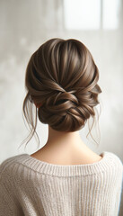 ヘアアレンジ　編み込み
