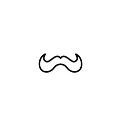 Mustache icons. Vector illustration