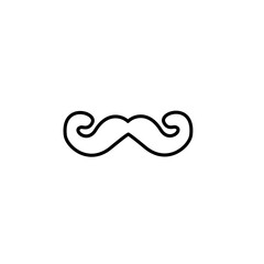 Mustache icons. Vector illustration