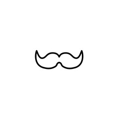 Mustache icons. Vector illustration