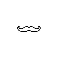Mustache icons. Vector illustration