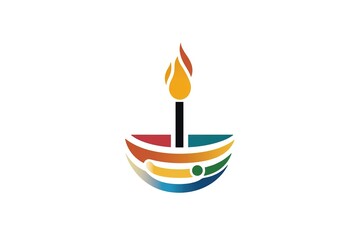 Fire Logo Template vector icon Oil, gas and energy logo concept
